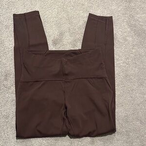 Lululemon Maroon High-Waisted Leggings